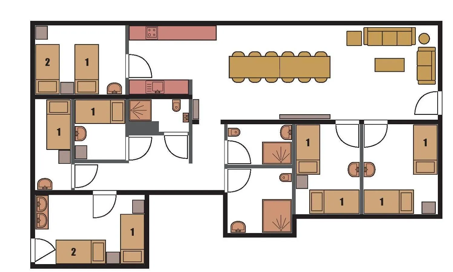 Appartement Equus à Ostende 0*,